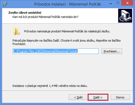 Průvodce instalací